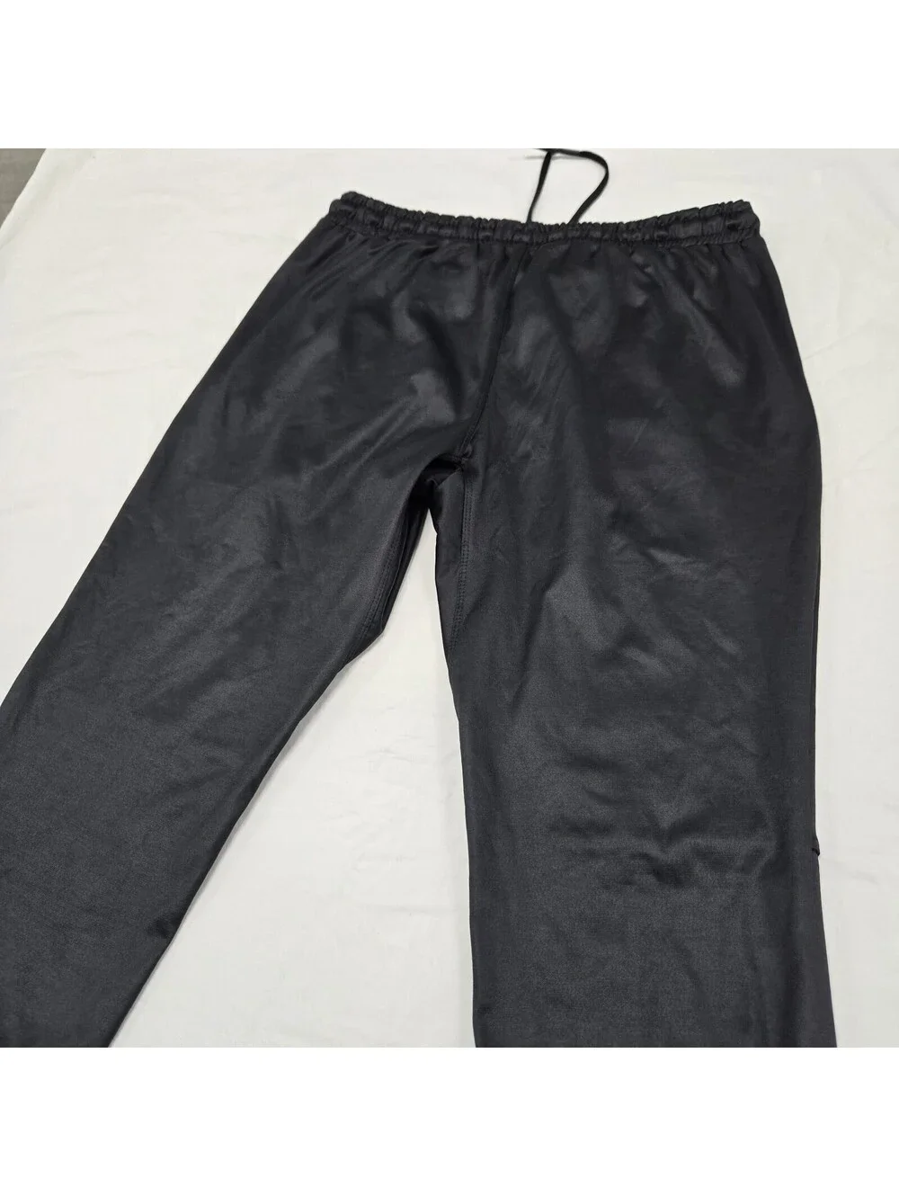 EUC Size M Men's ASVR Cinch Reflective Logo Jogger Pants Black Pockets DSG-0193